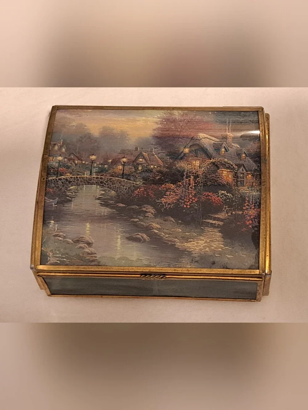 Thomas Kinkade Trinket Box Jewelry Box Enesco
